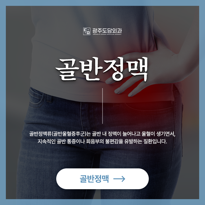 광주 서구 골반정맥류 광주도담외과